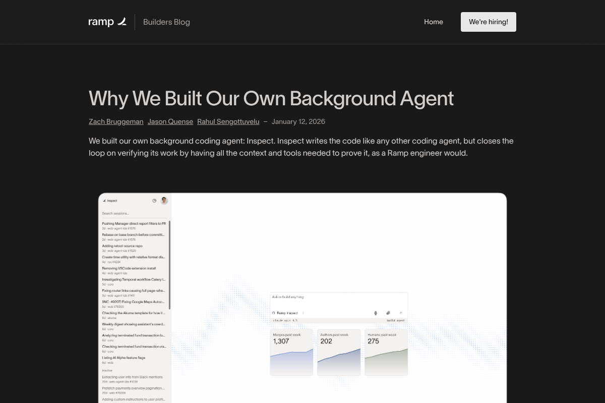Why We Built Our Own Background Agent
