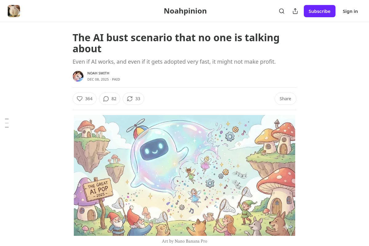 The AI bust scenario that no one is talking about